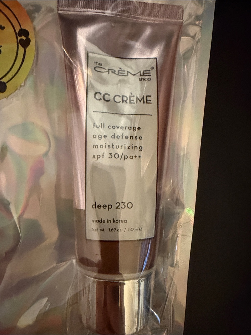 The Crème Shop CC Crème - Deep 230 (Rosy Bronze Tube)